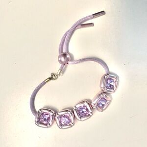 Swarovski Bracelet - Women's 5613731 Dulcis Purple Aluminum Crystal Bracelet NWT